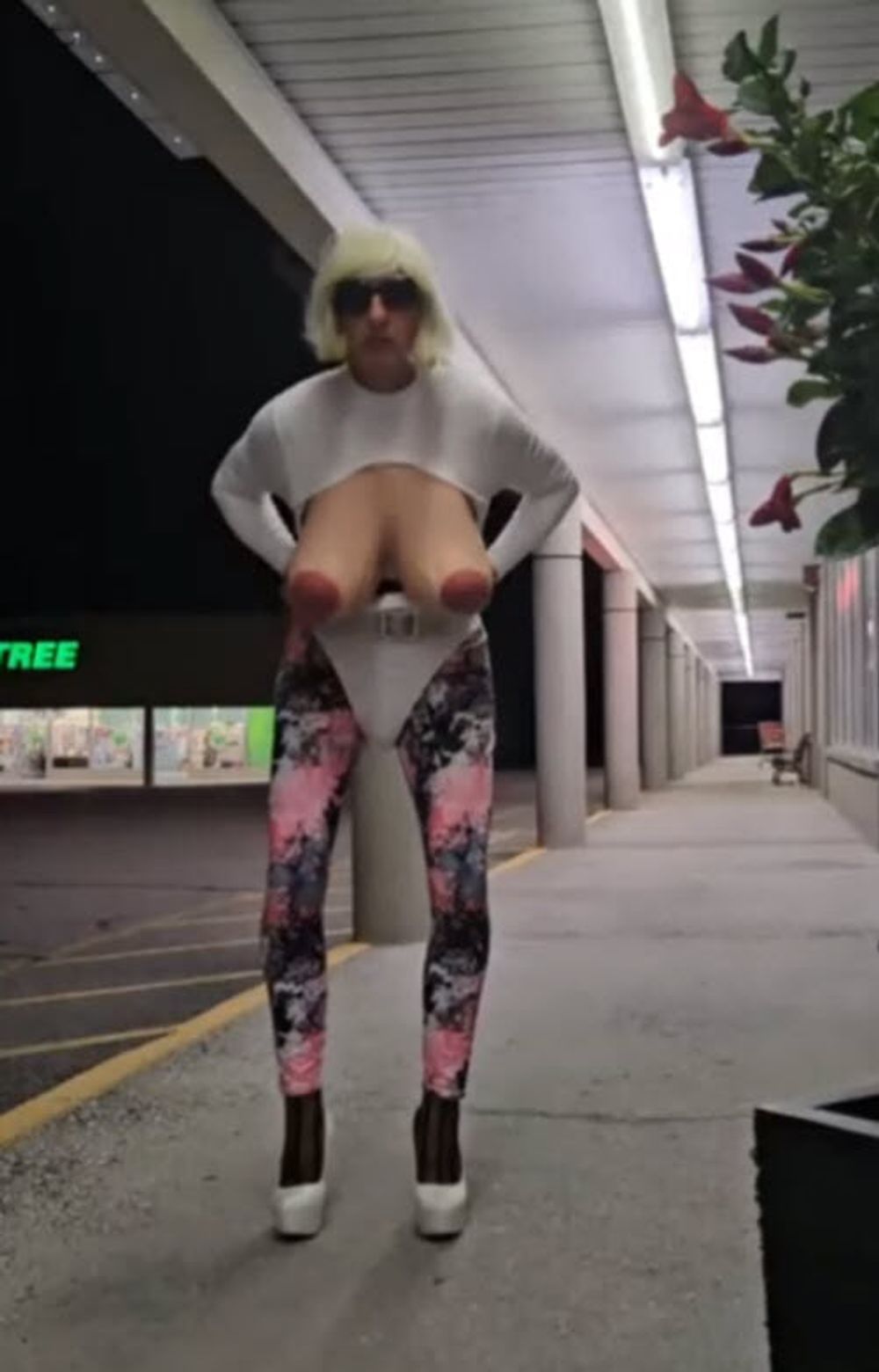 DeeDee69 Slut IN Body Suit in Public #7