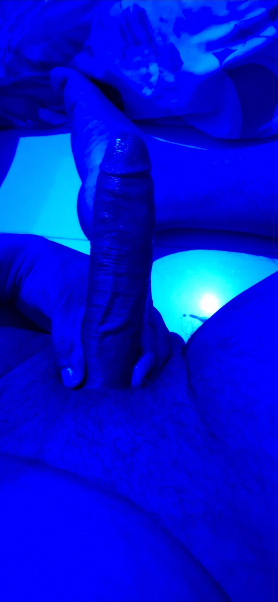 My dick pic in blue light  #7