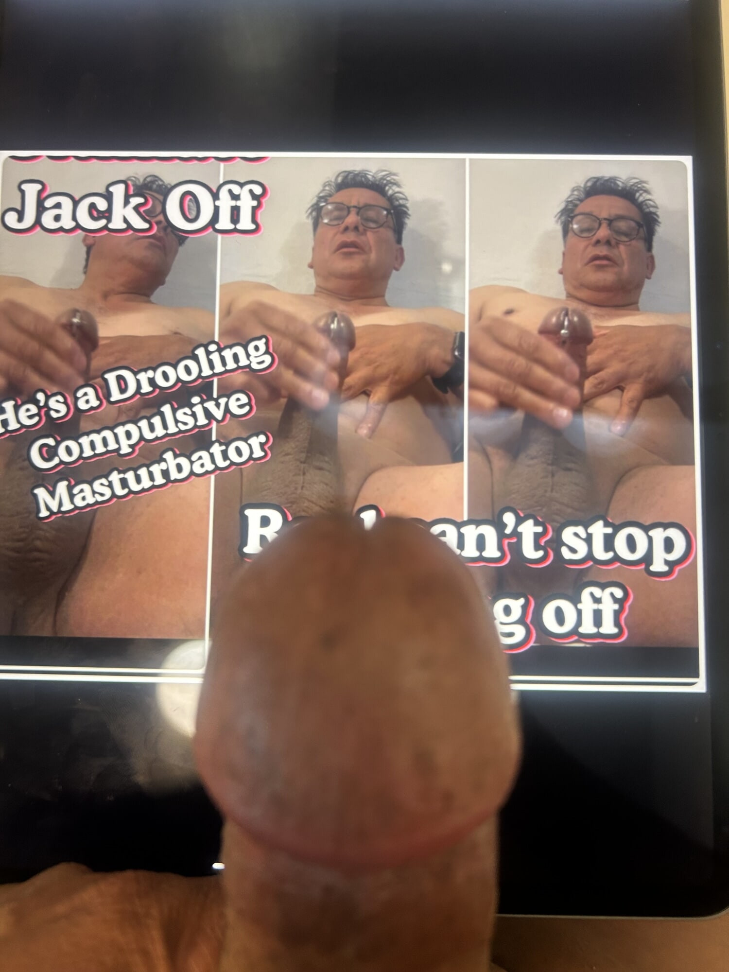 Stroking to myself 