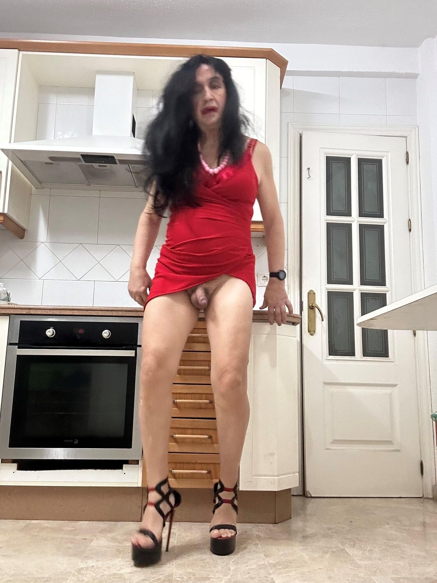 Daniela Monroe Spanish transsexual, posing sexy, big cock #3