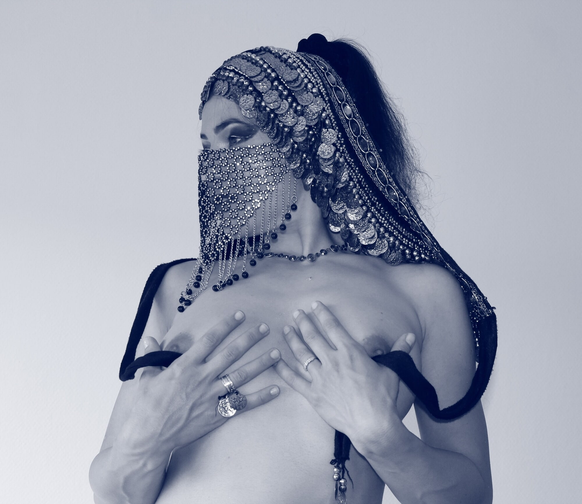 Exotic Veiled Dancer  #5