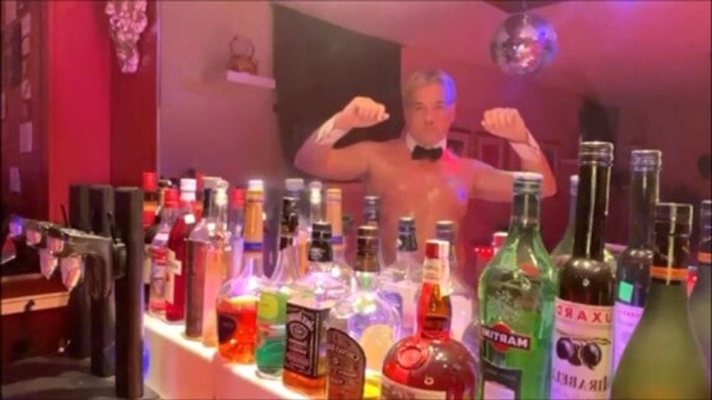 Private Naked Depraved Bartender #2