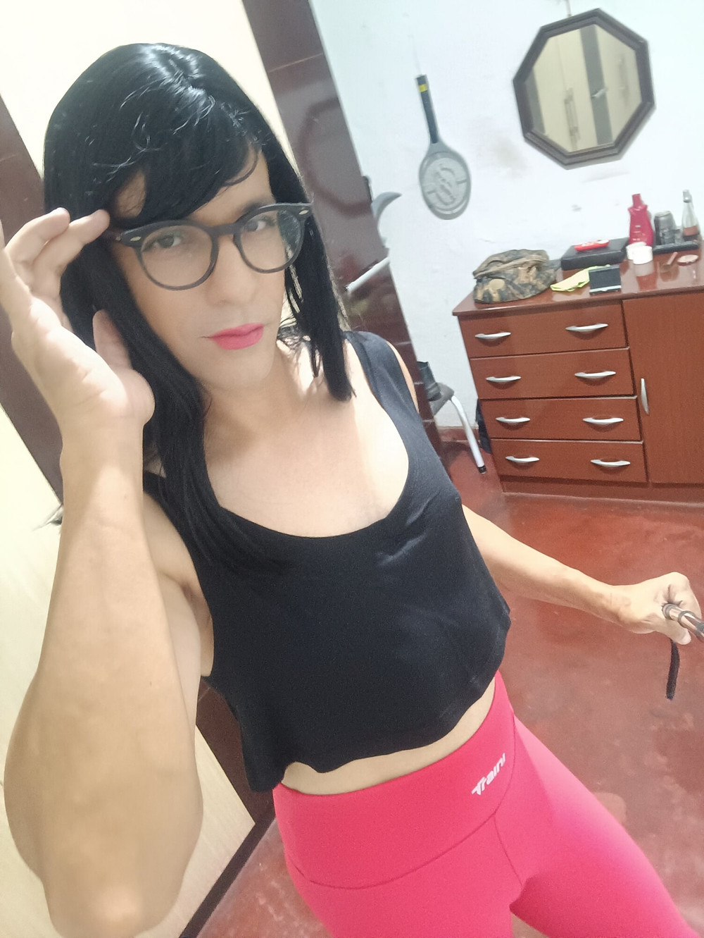 Sakura Nakamura Costume legs Red Gym #29