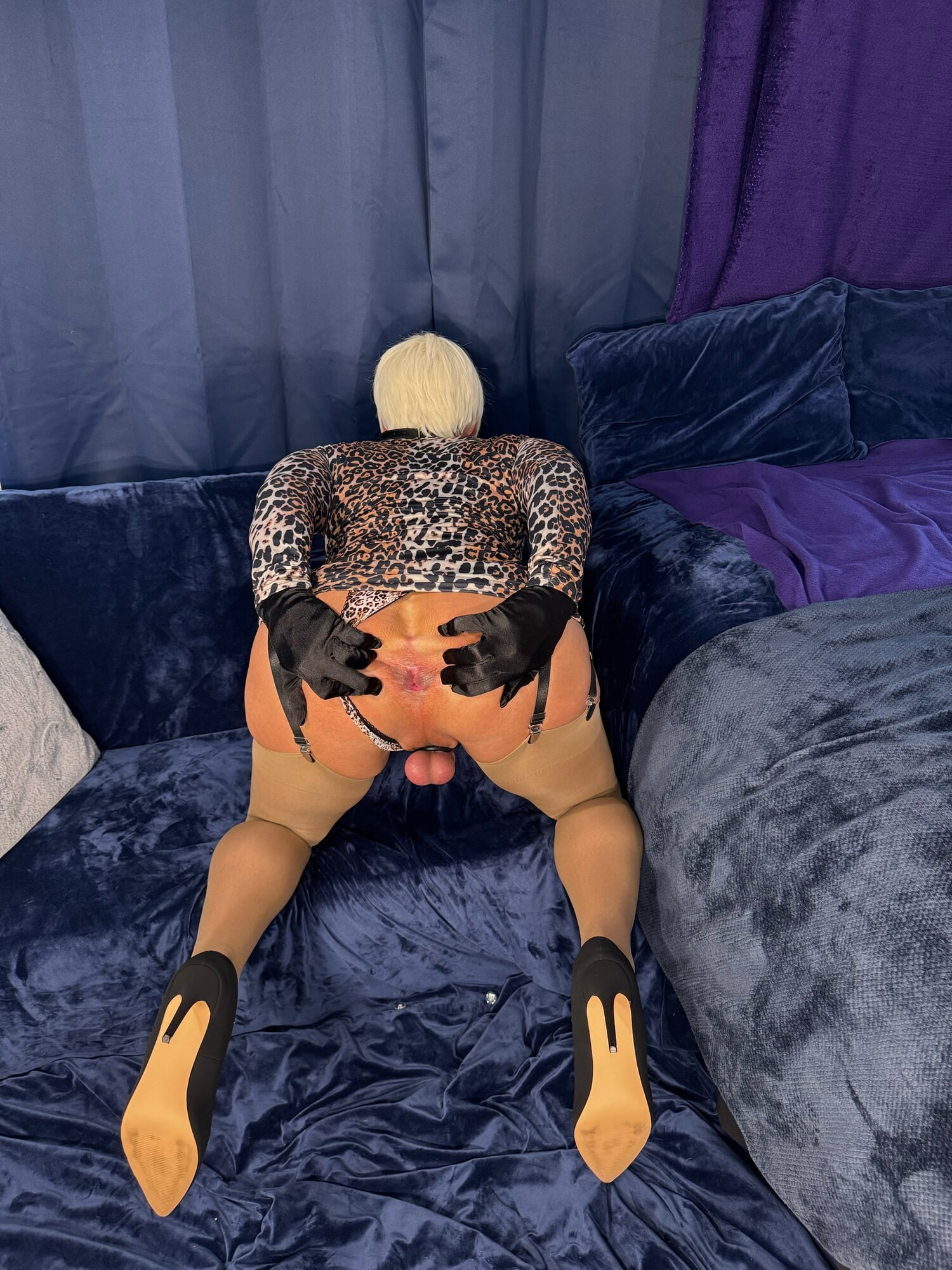 Sissy in Leopard Skin Dress #28