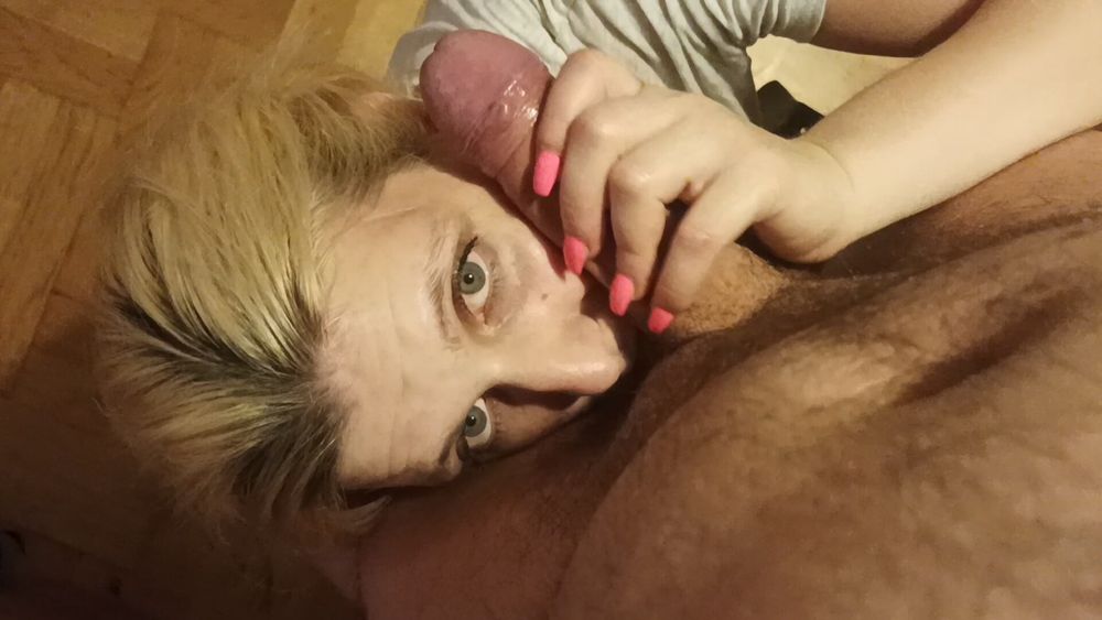 Blonde MILF eager to Suck Big Cock #15