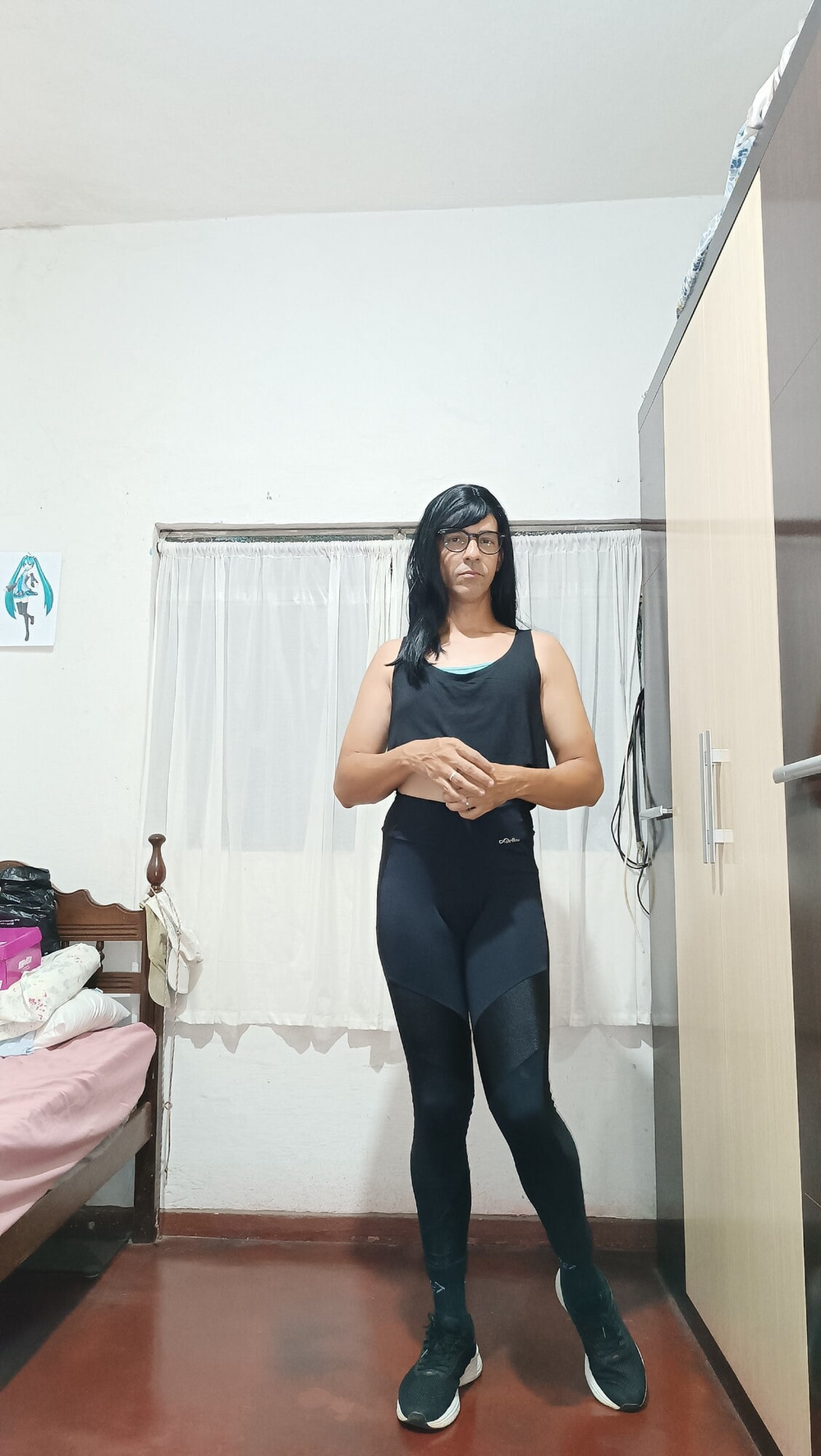 Sakura Nakamura Skinner Legging Gym  #7