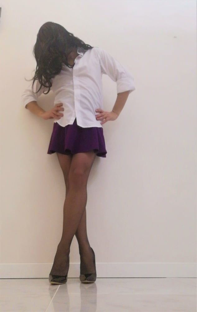Stiletto & Purple Skirt #5