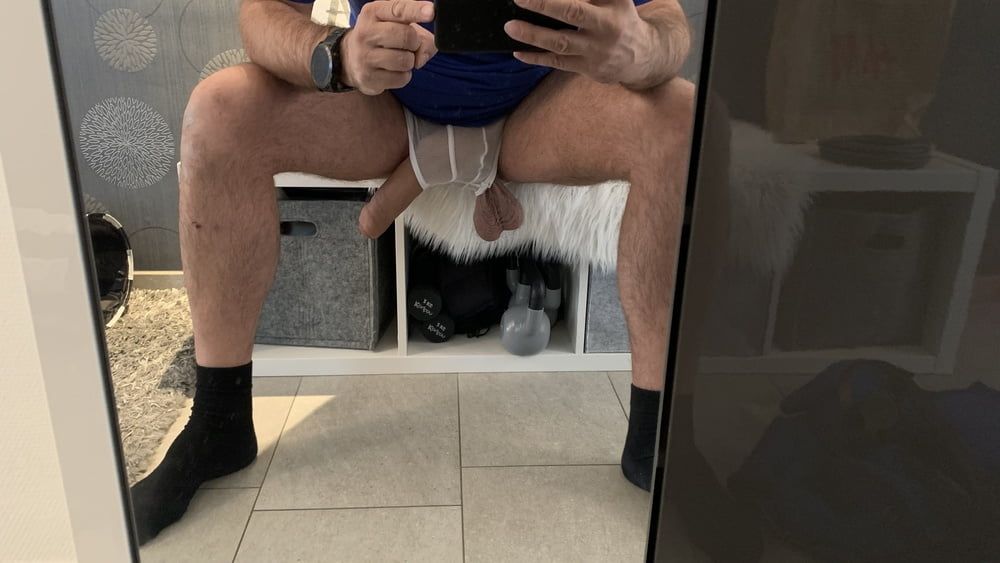 XXL Huge Cock Balls mesh shorts #2