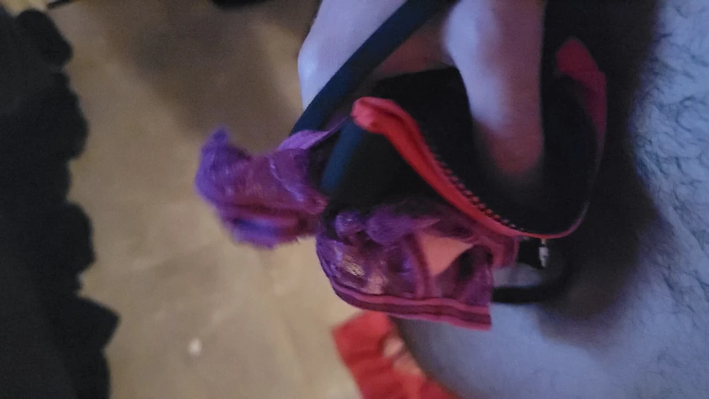 Hot Cock Wrapped In Lingerie #4