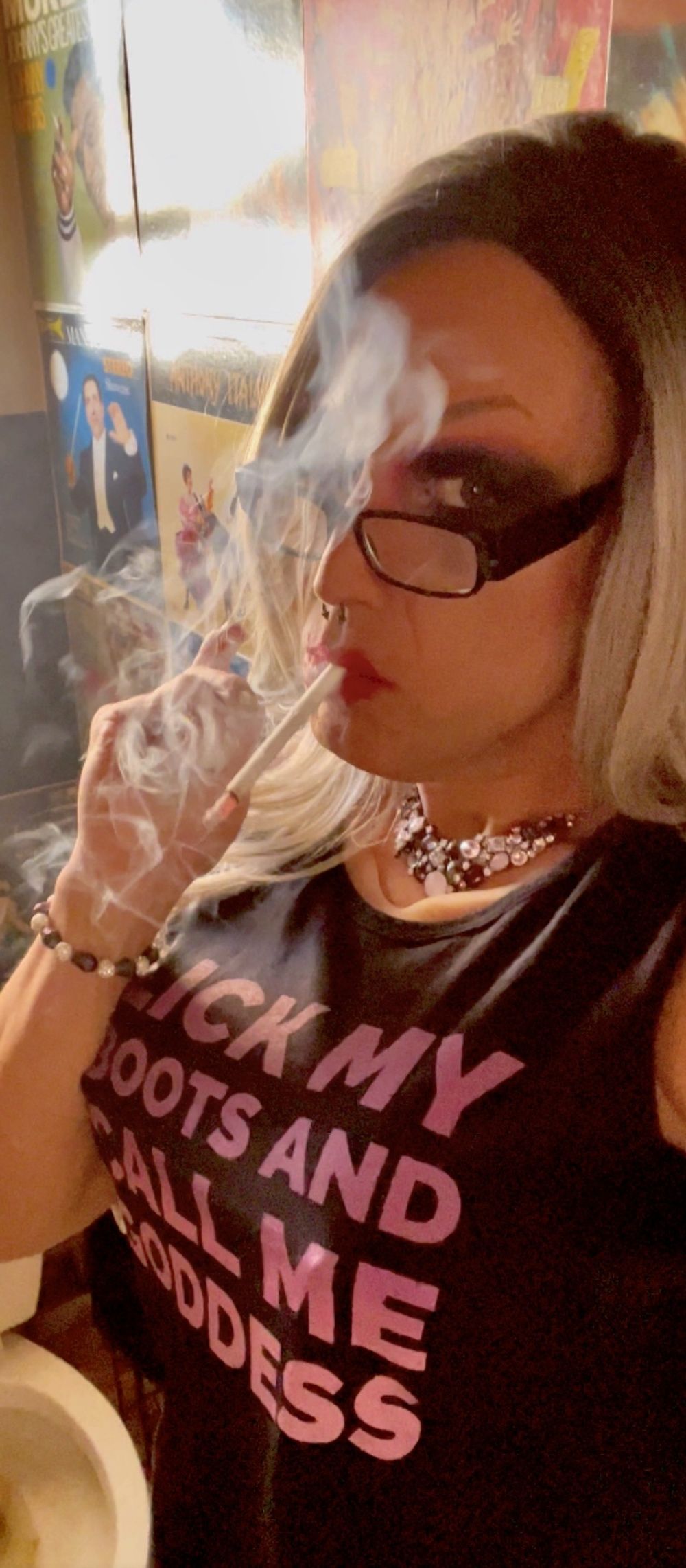 Trans Goddess Smoking Fetish