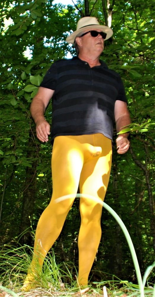Outsoor Pantyhose Yellow #7