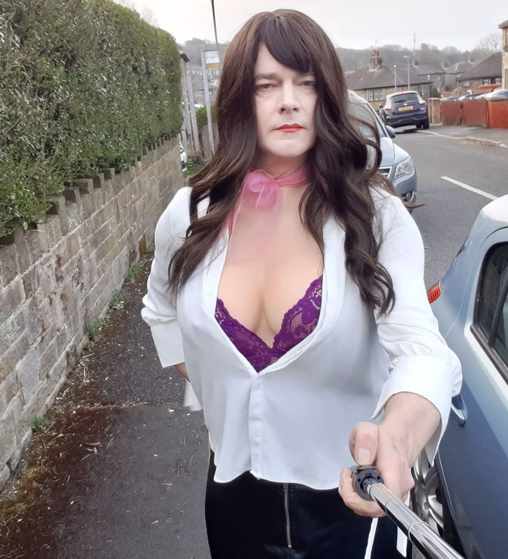 crossdresser outdoors #4