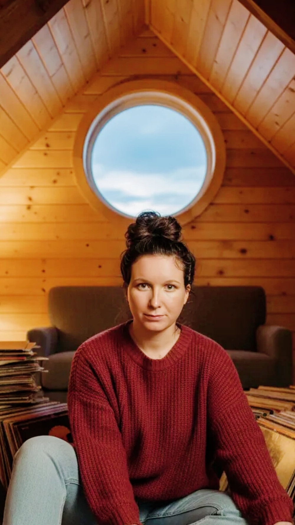 I wore my red sweater and was nude for my 61f soccer coach  #6