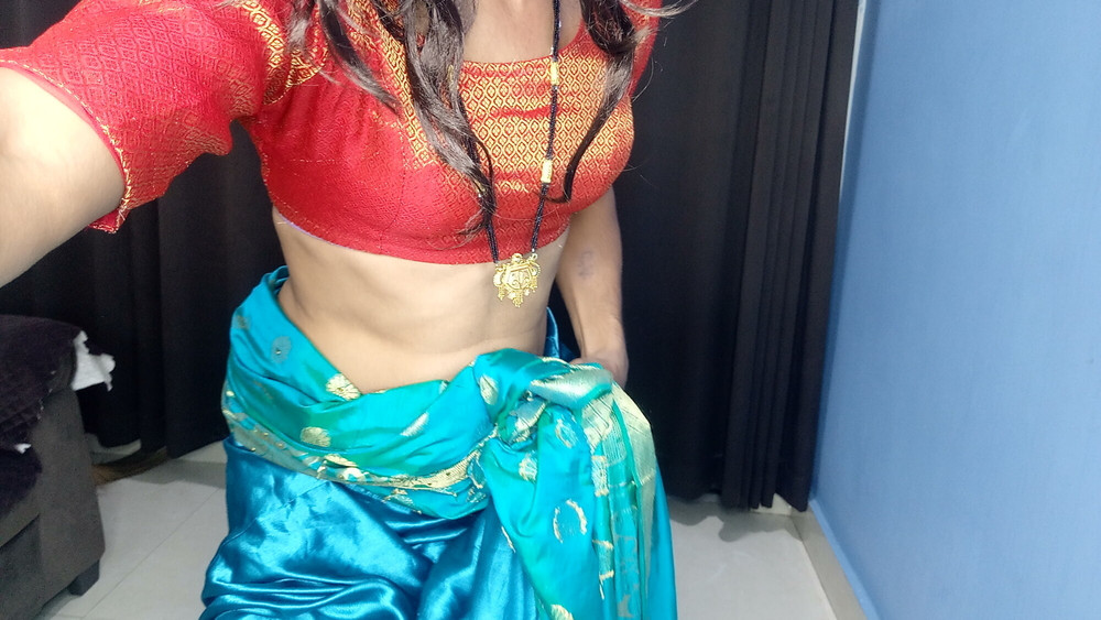 Indian stepmom sexy blou saree and peticot #57