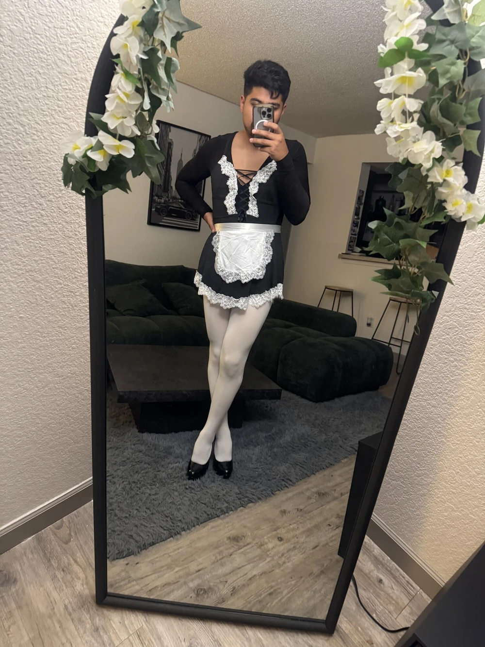 Maid Crossdresser in high heels  #3
