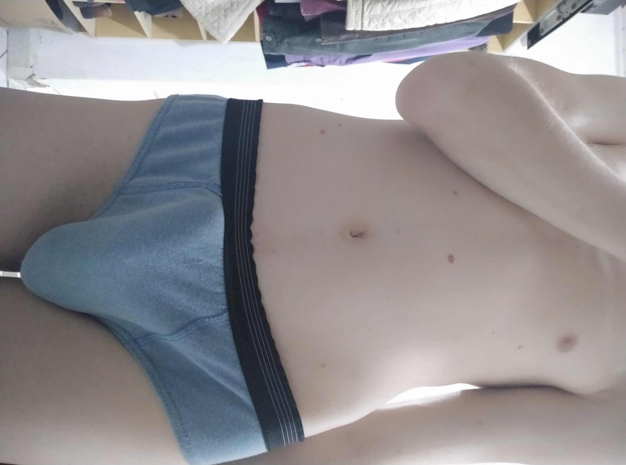 boy showing his body in underwear #13