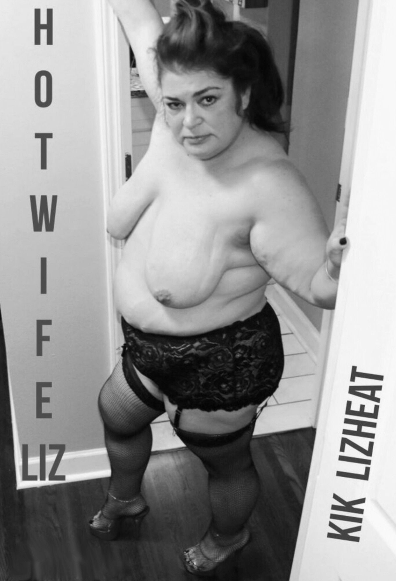 Black and White Photos of Liz Heat #3