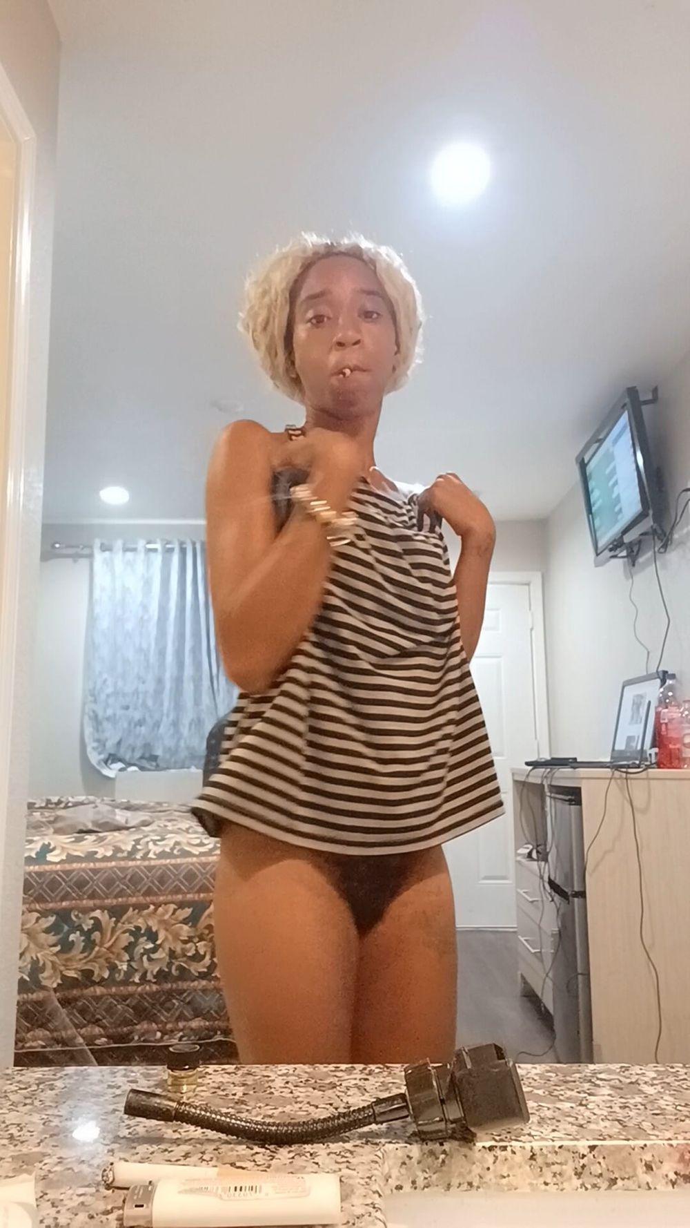 Slim Ebony Milf Thot in Houston #29