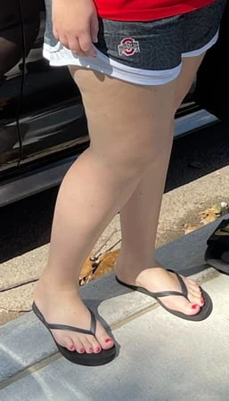 Feet with my cute shorts