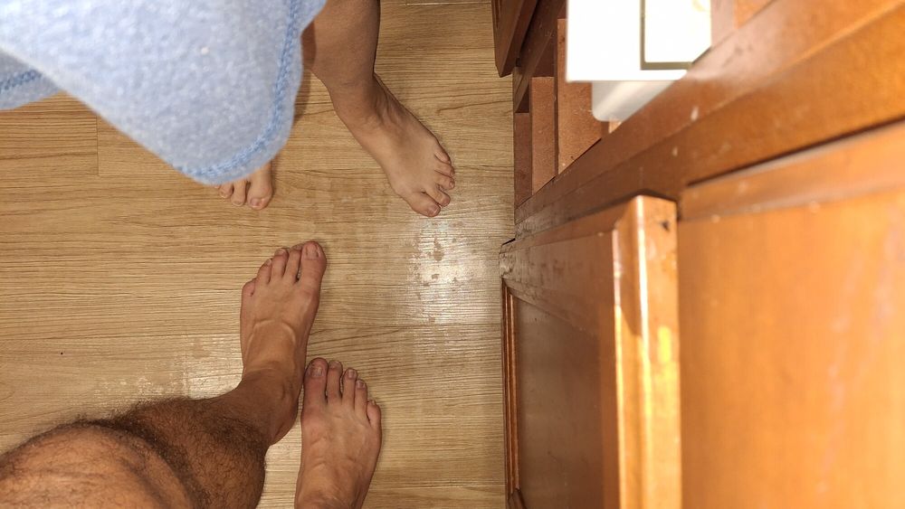 Showing off our feet