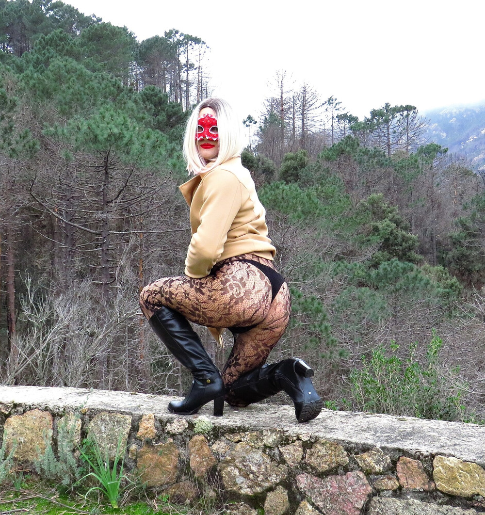 Frill of Lace Pantyhose. Kinky Blonde. #5