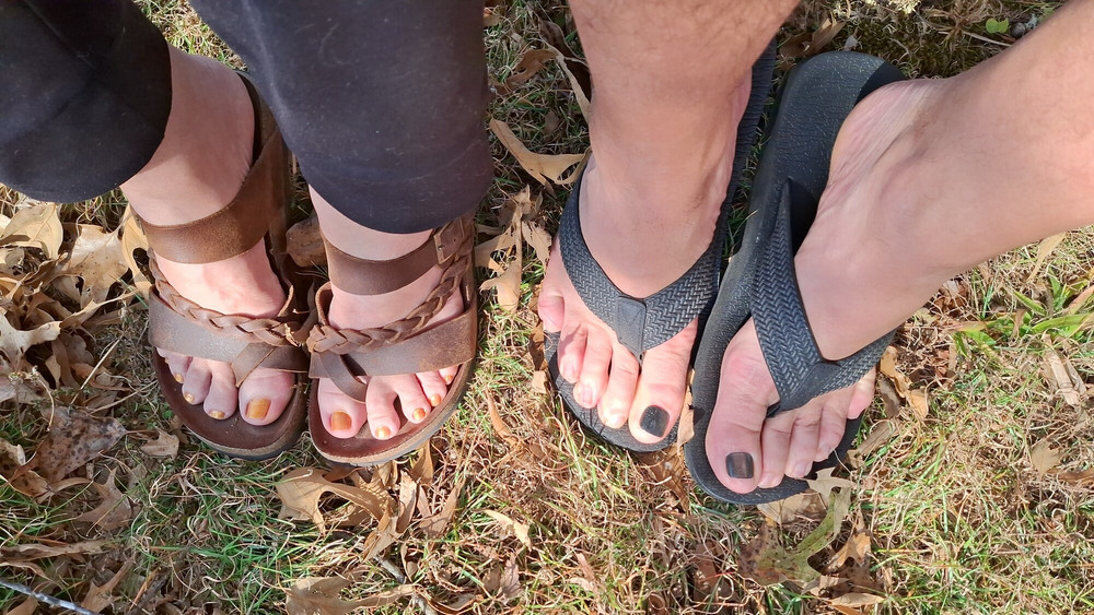Showing off our painted toes #4