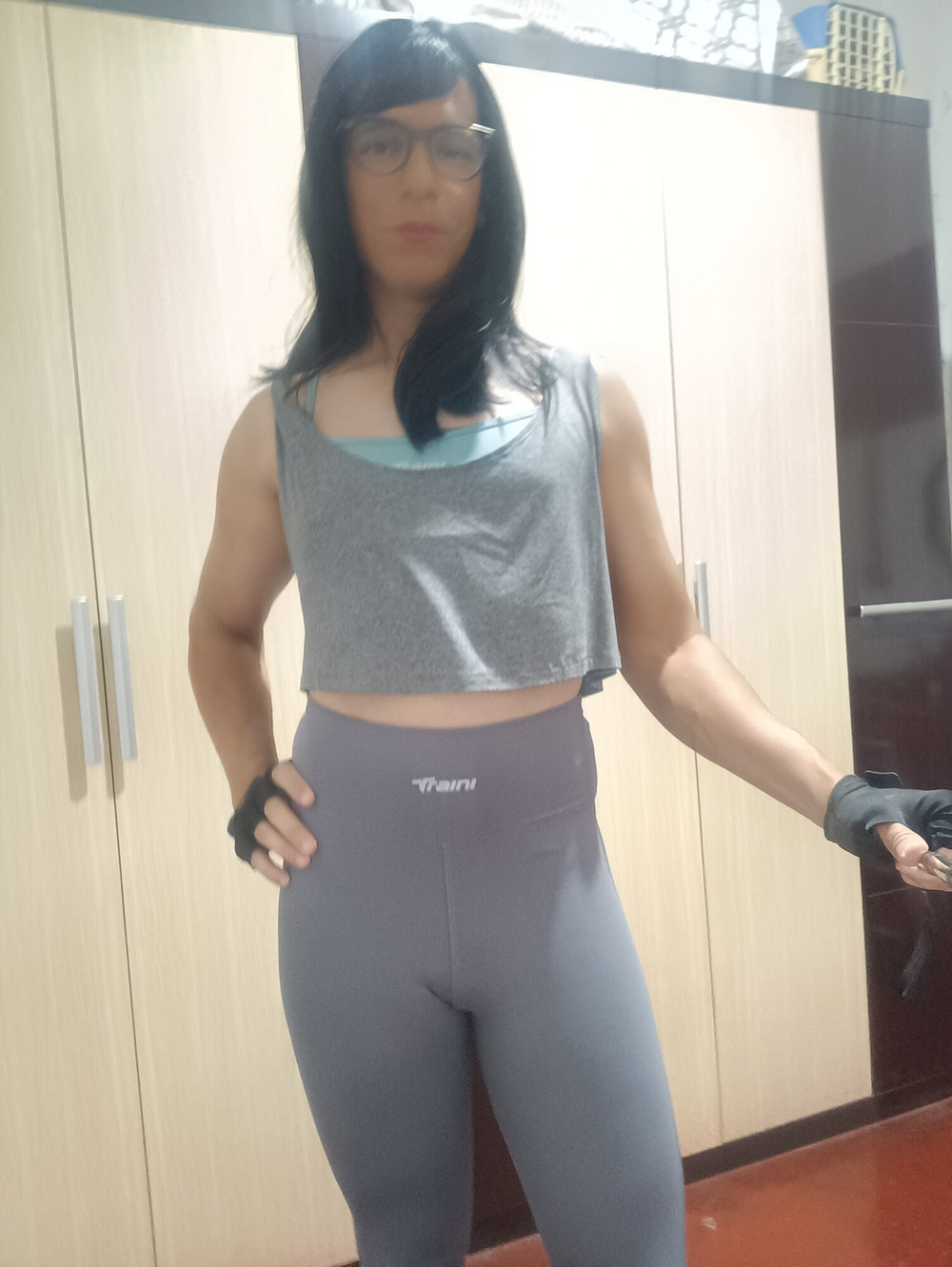 Sakura Nakamura Skinner legging Grey  #57