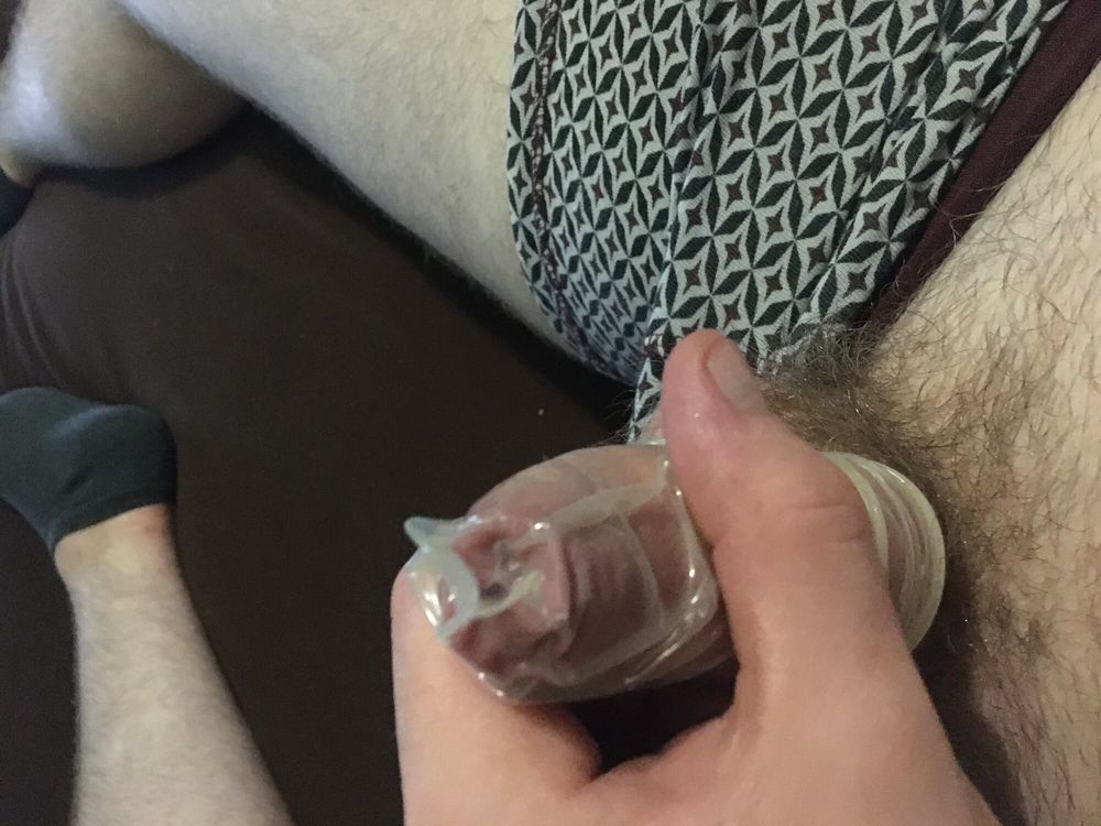 Hairy Cock With Condom #37