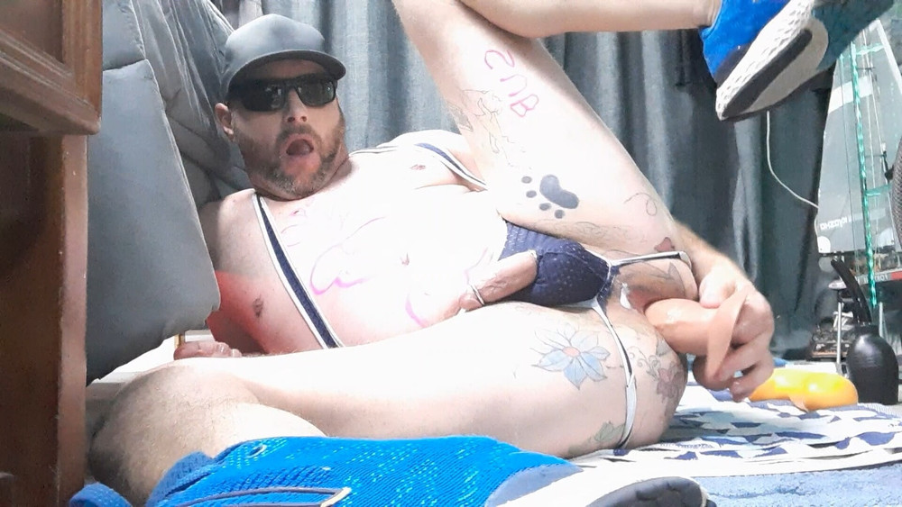 Kinky anal stretching makes me pee on myself #7