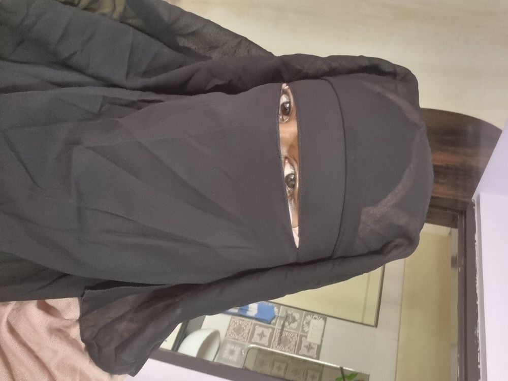 Muslim Cum on my Niqab #2