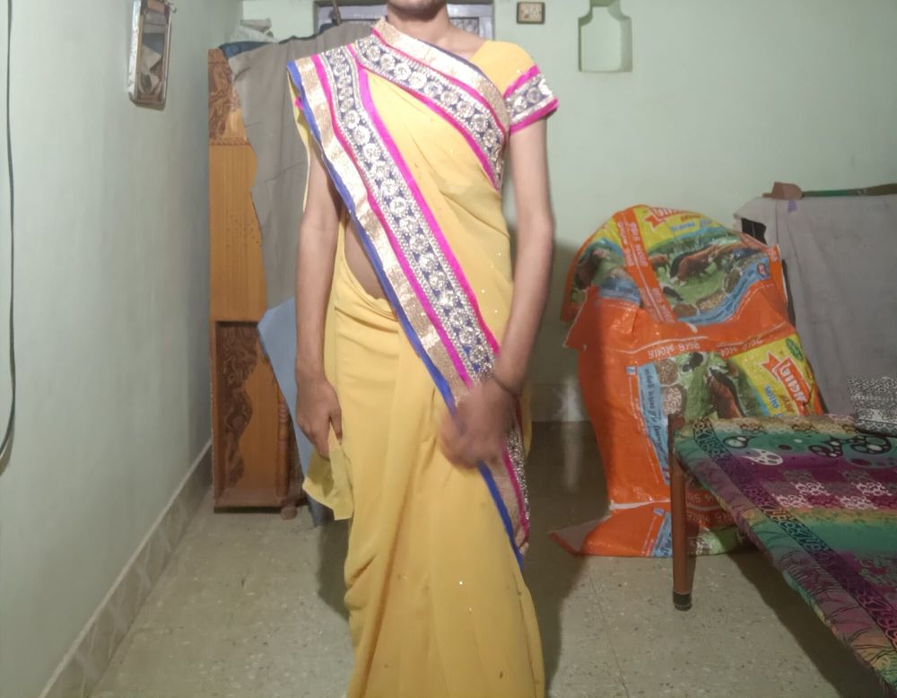 Wear auntys saree #12