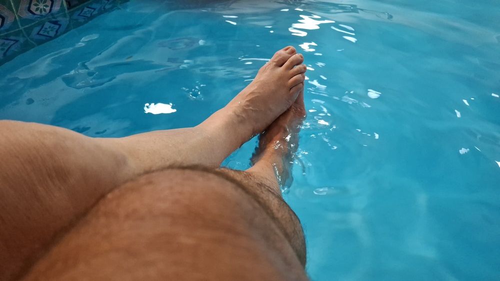 Relaxing at the pool #23