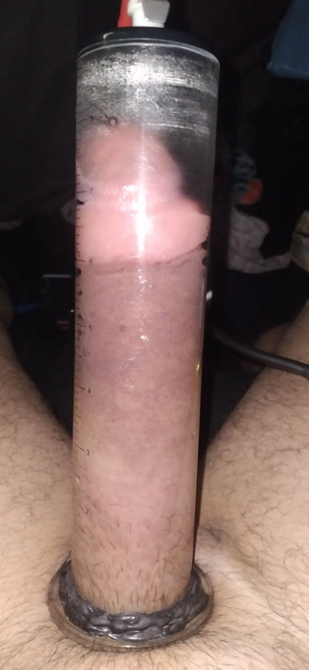 Pumped cock