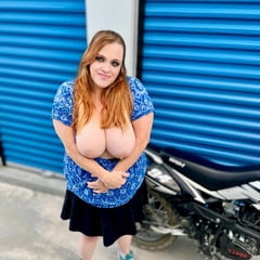 On a dirt bike