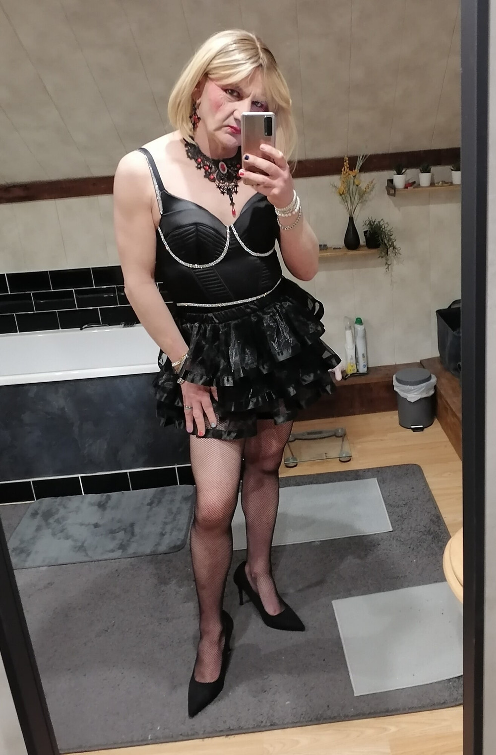 Black bodysuit Sissy Dee Dee #12
