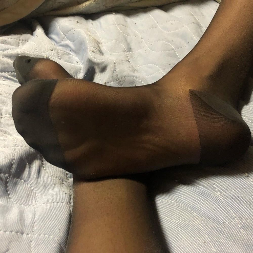 My pantyhose foot #12