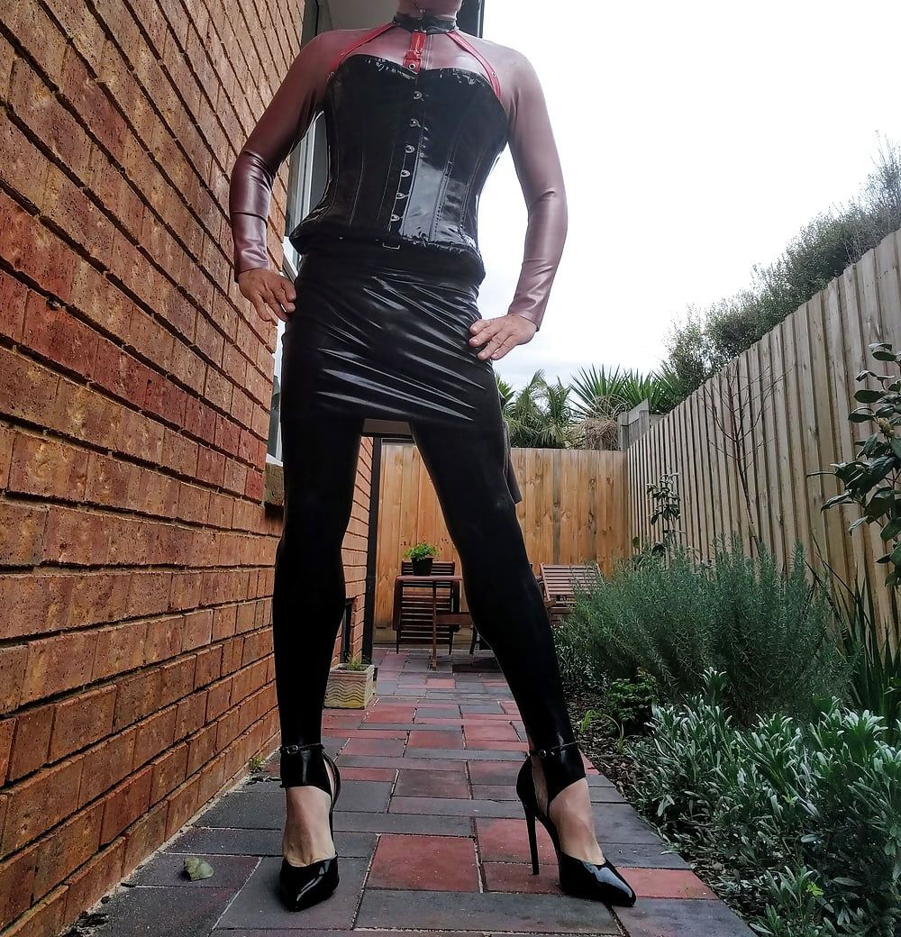 Rose Latex Top - Headless #4