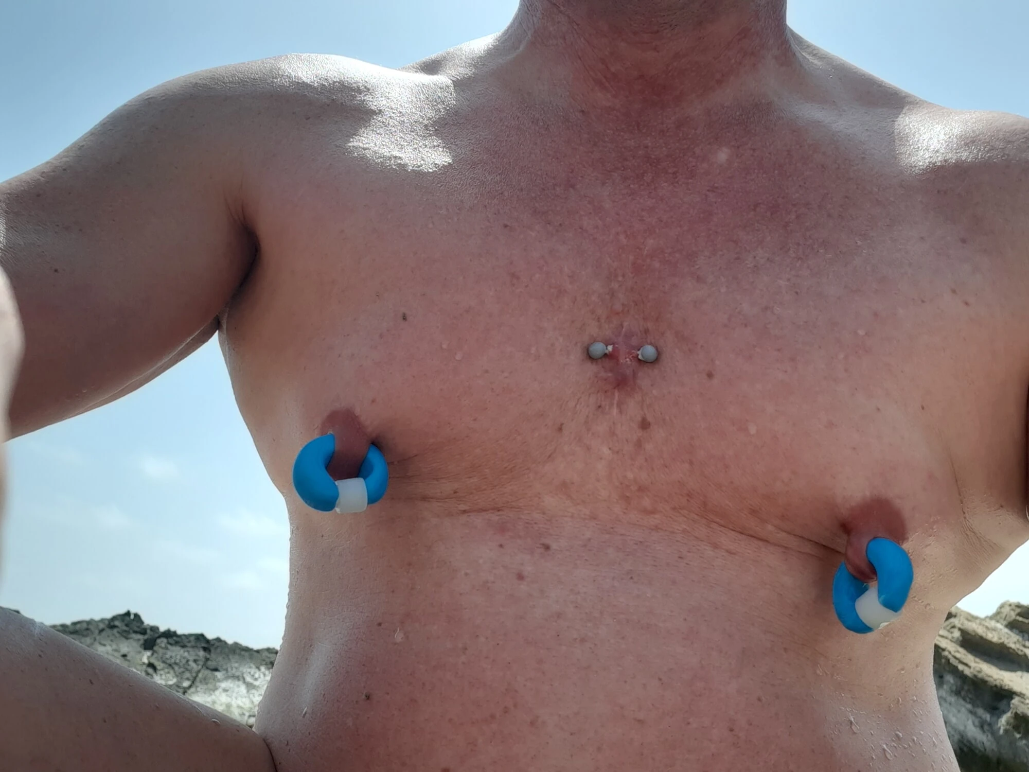 Nude at beach #32