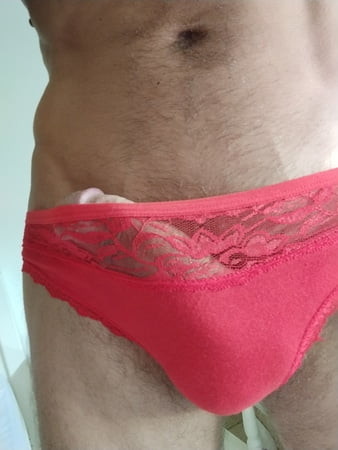 New cotton red panties 
