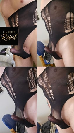 Collage bodysuit, bodystocking, pictures, lingerie,