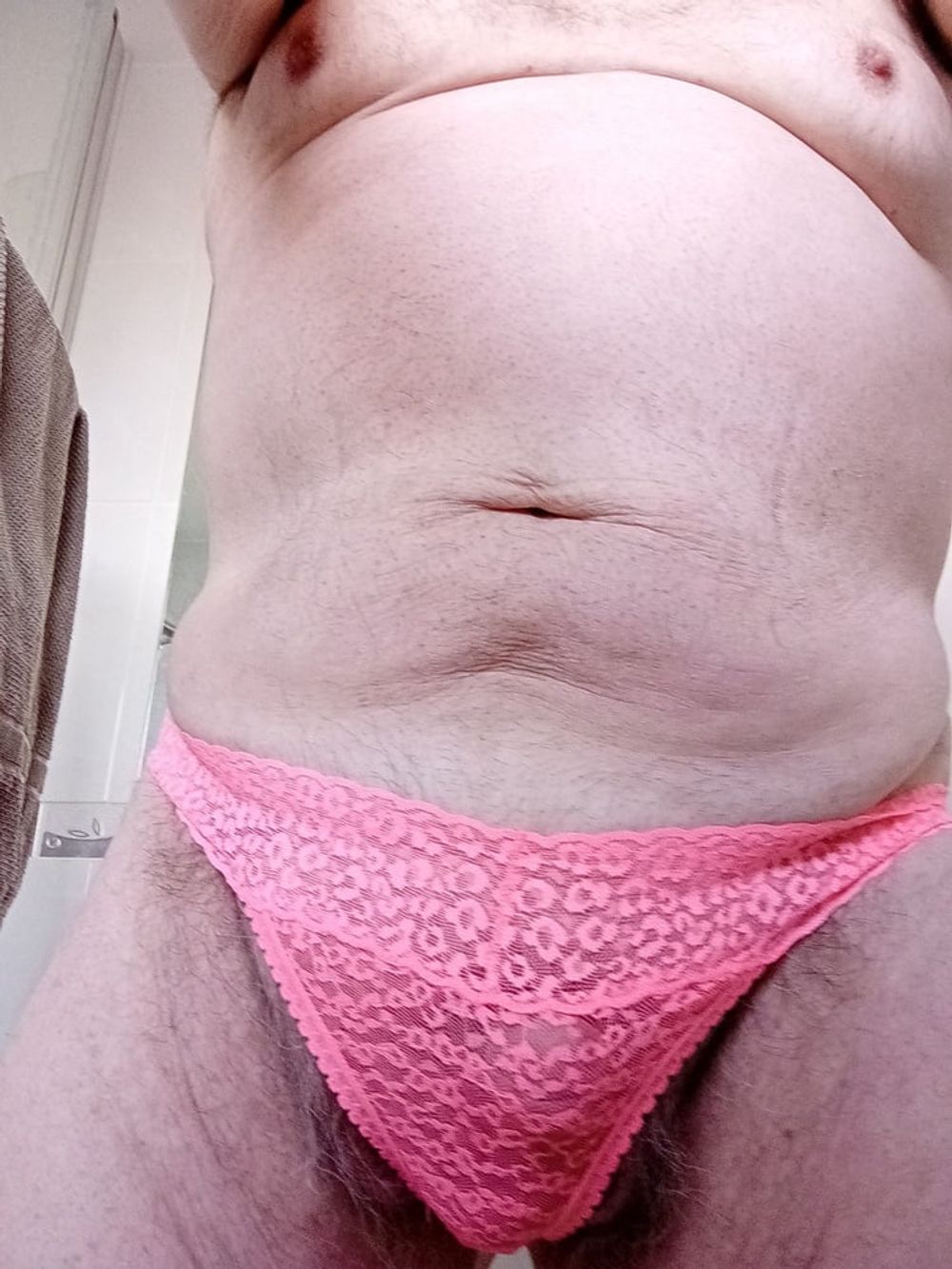 Peach Lacey panties #2