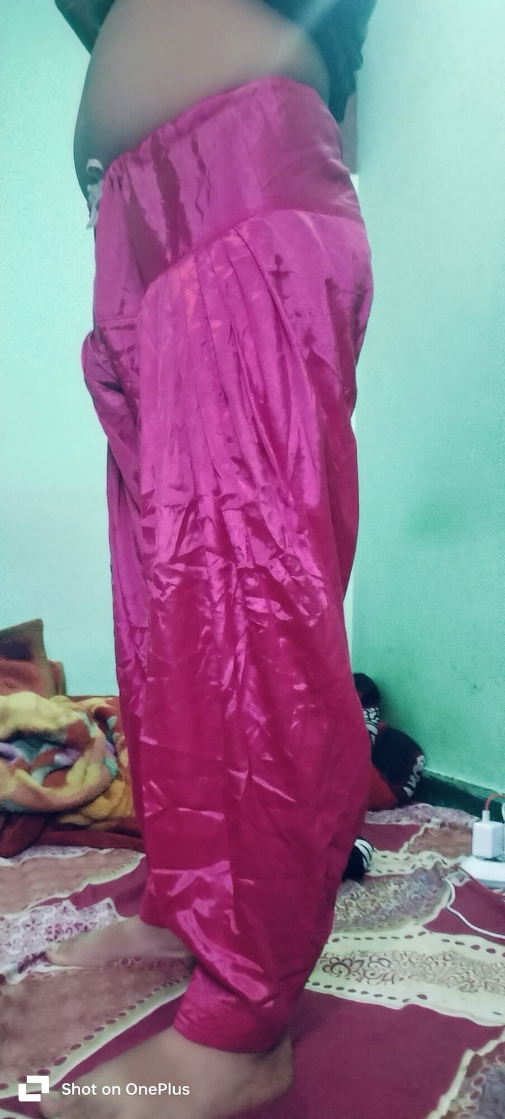 Satin salwar handjob 