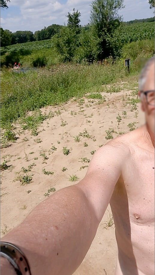 outdoor public naked exhibitionist edging sexshow cumshot #41