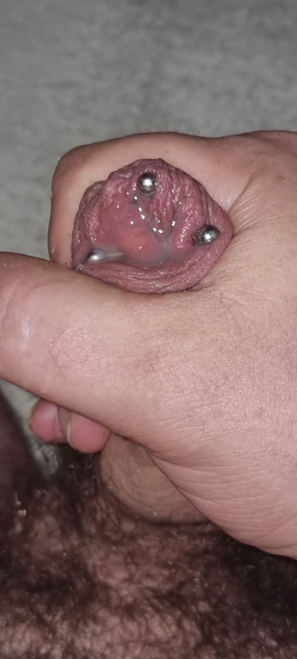 CUM COCK PIERCED #4