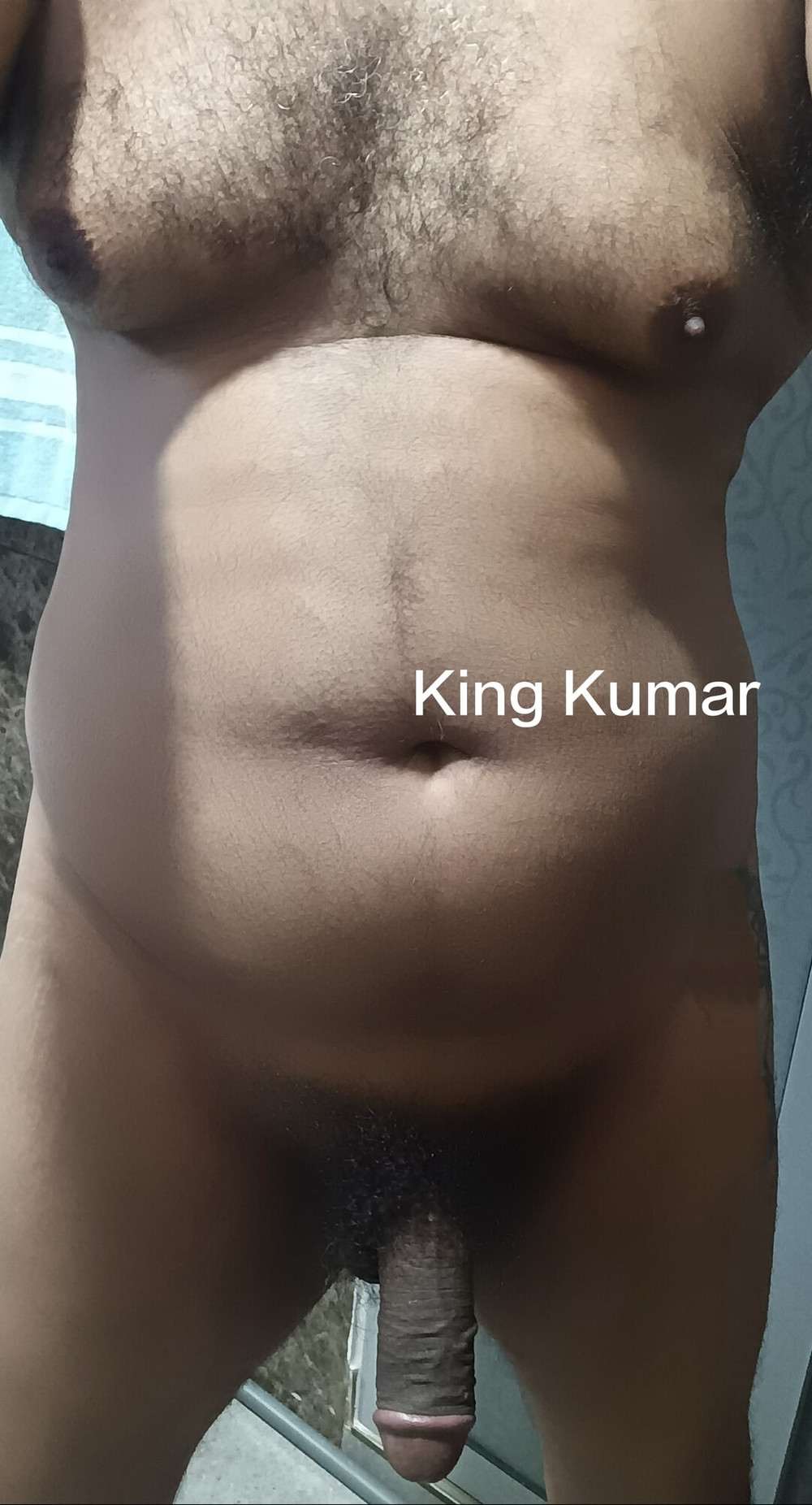 King Kumar's hairy black Cock #4