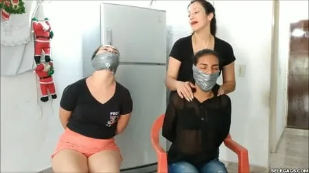 these girls wanted to be strongly gagged by milf selfgags         