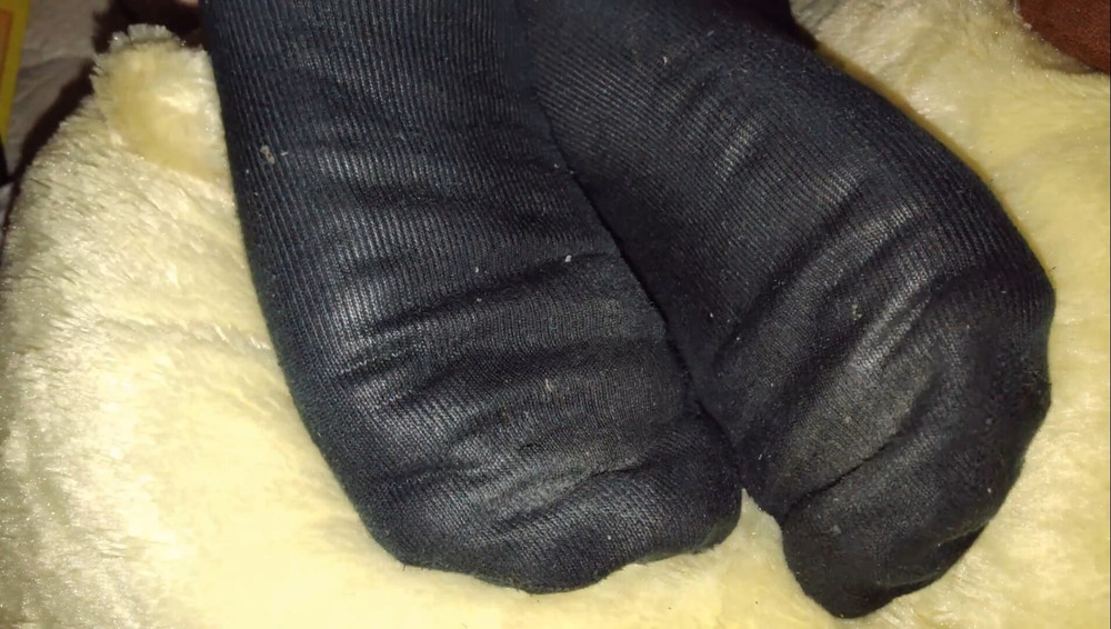 Sweaty socks and boots of my girlfriend af #5