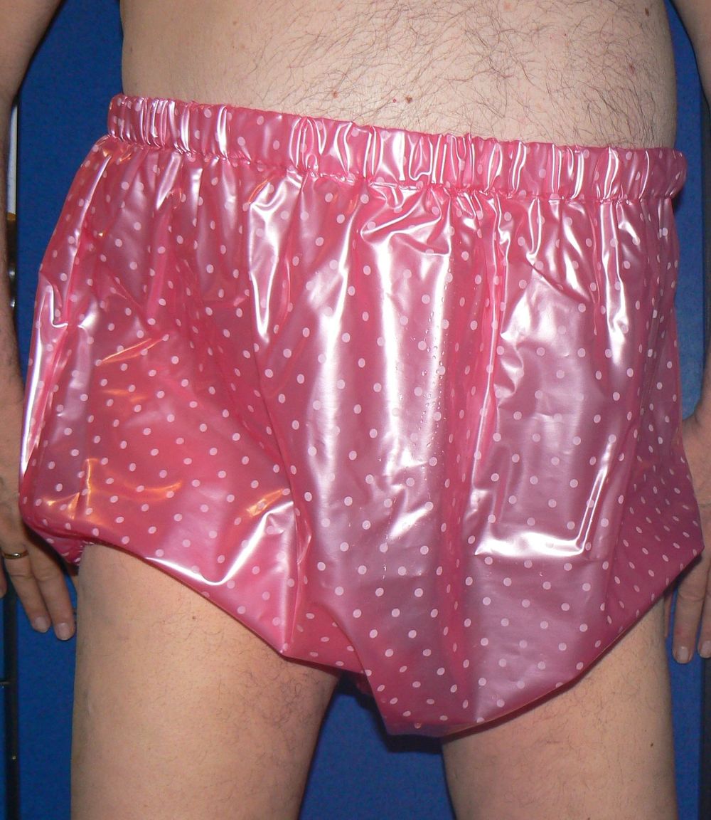 My little manhood in rubber panties #40