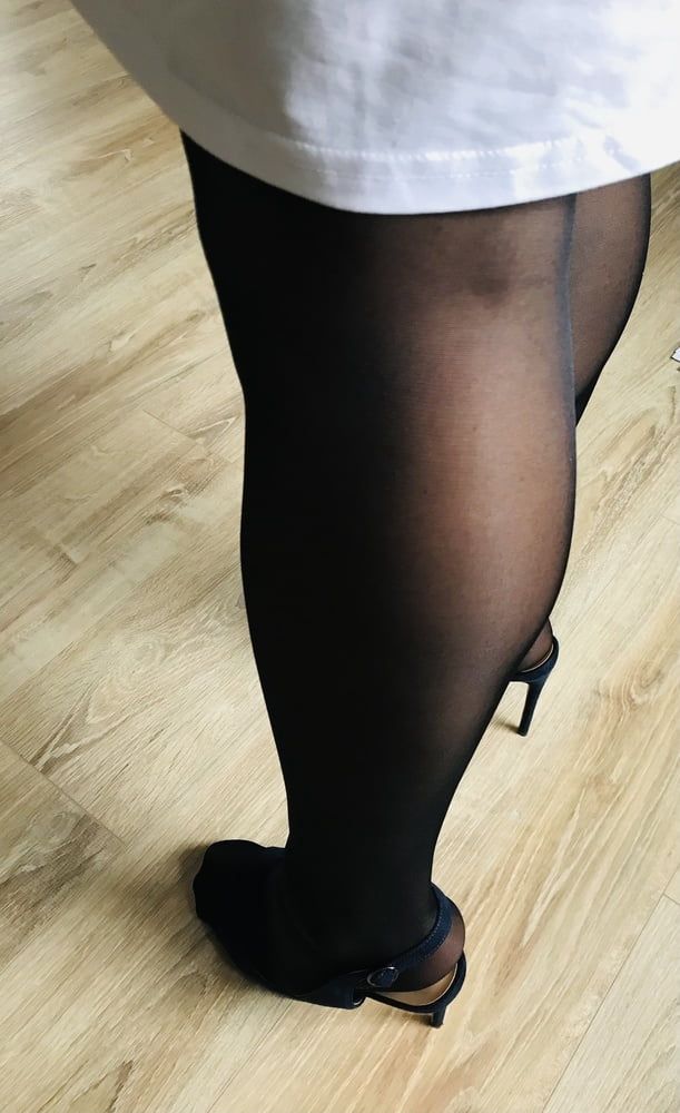 Sexy black stocking legs  #3
