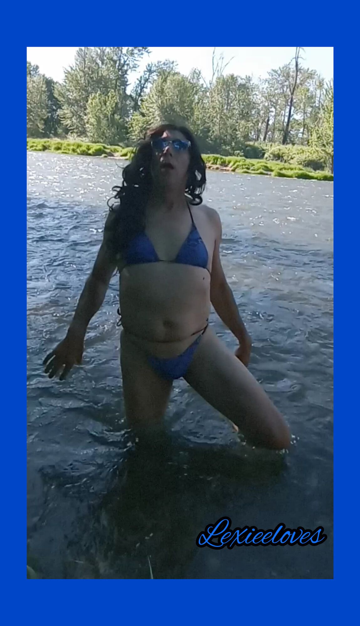 Lexieeloves in her blue bikini  #2